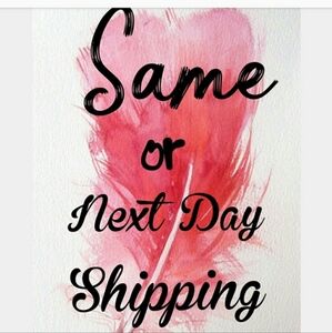 Same day or next day shipping